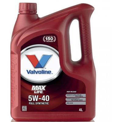VALVOLINE MAXLIFE 5W40 4L SW