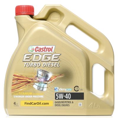 CASTROL EDGE TITANIUM TD 5W40 4L